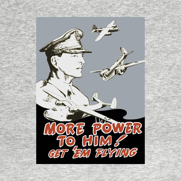 More Power To Him - General MacArthur - WW2 by warishellstore